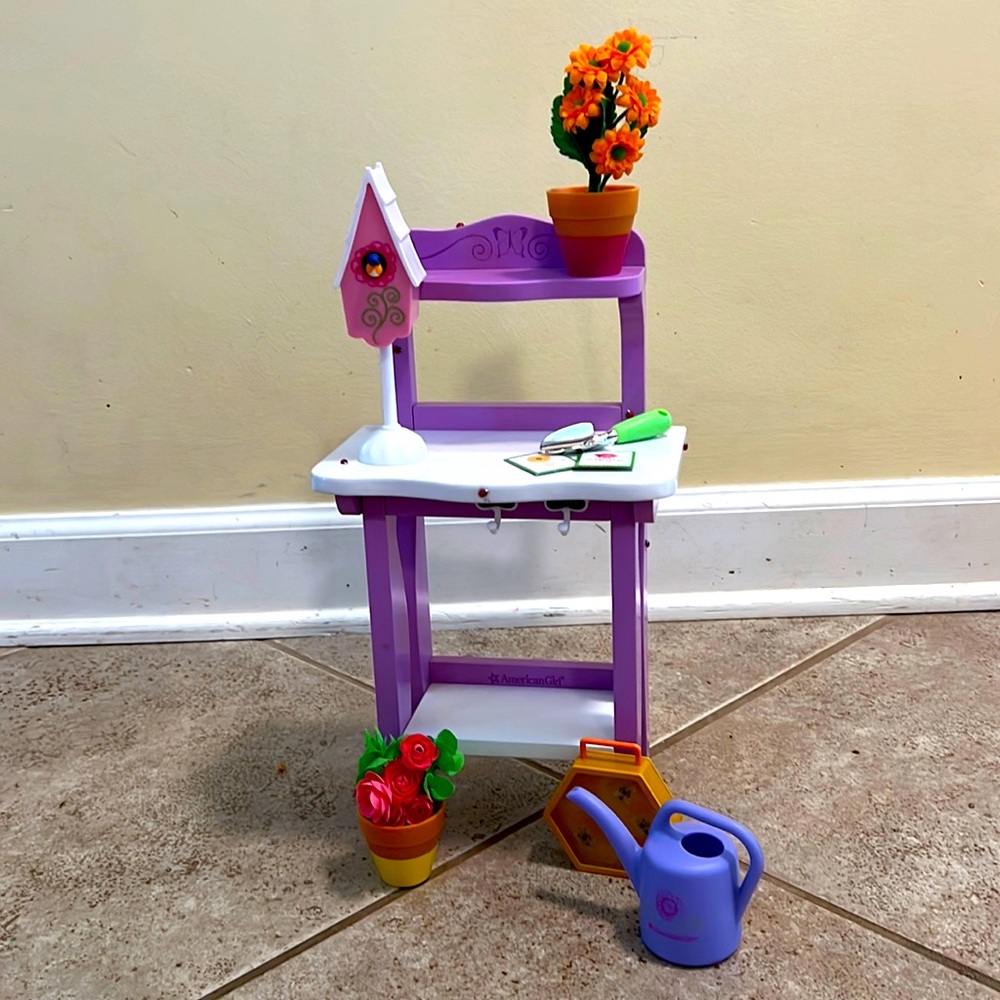 American Girl Doll Gardening Set